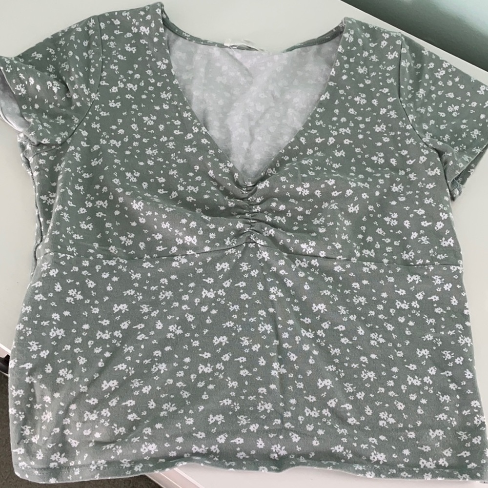 Floral crop top